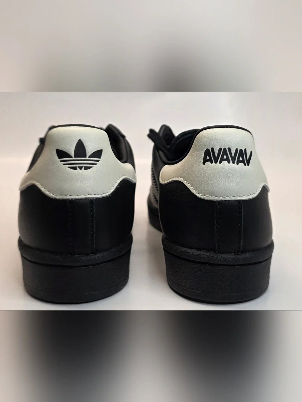 adidas Men’s Black Swim Fins with White Stripe Accents